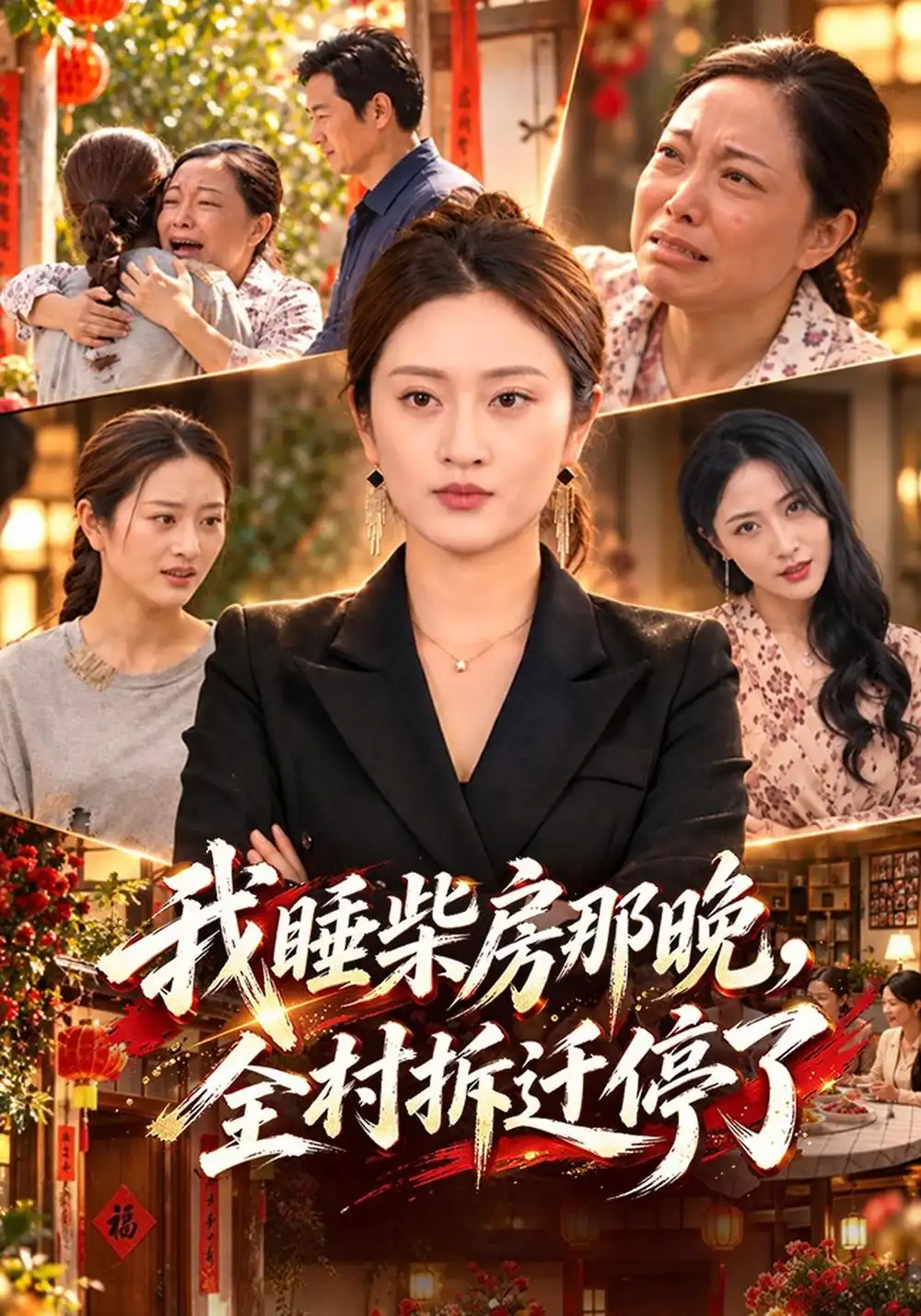 我睡柴房那晚全村拆迁停了（70集）李昊航＆徐安迪-海之城短剧项目