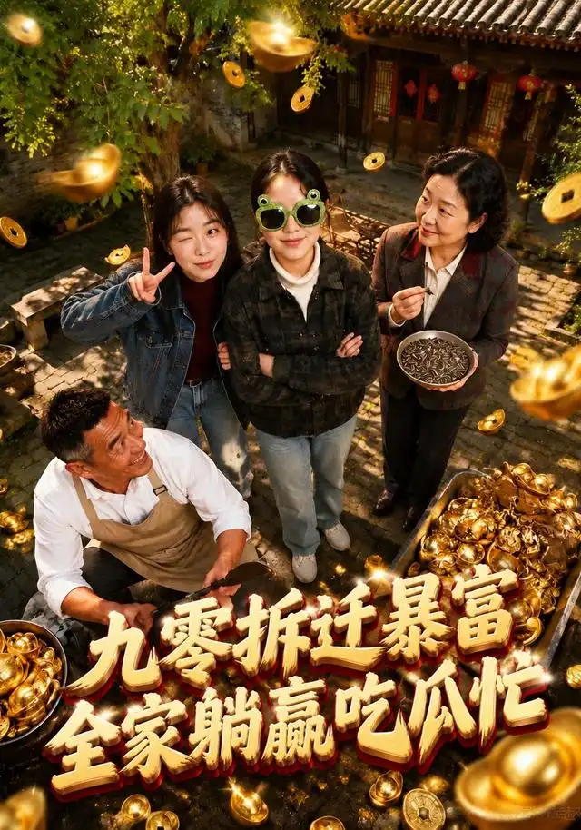 九零拆迁暴富全家躺赢吃瓜忙（115集）-海之城短剧项目