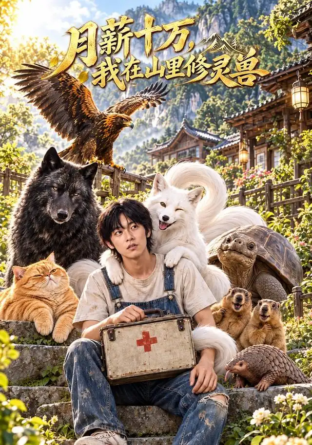 月薪十万我在山里修灵兽（62集）-海之城短剧项目
