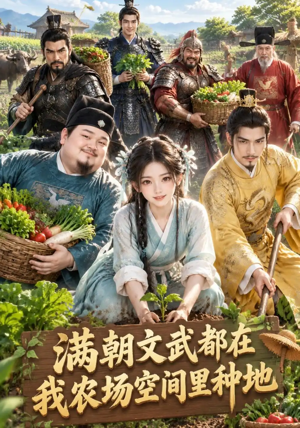 满朝文武都在我农场空间里种地（111集）-海之城短剧项目