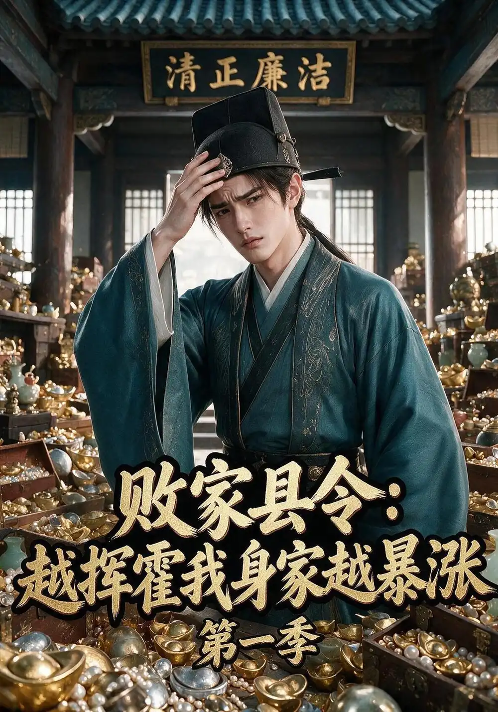 败家县令越挥霍我身家越暴涨第一季（142集）-海之城短剧项目