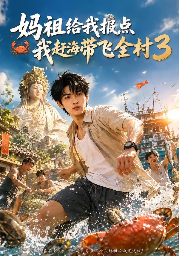 妈祖给我报点我赶海带飞全村3（421集）-海之城短剧项目