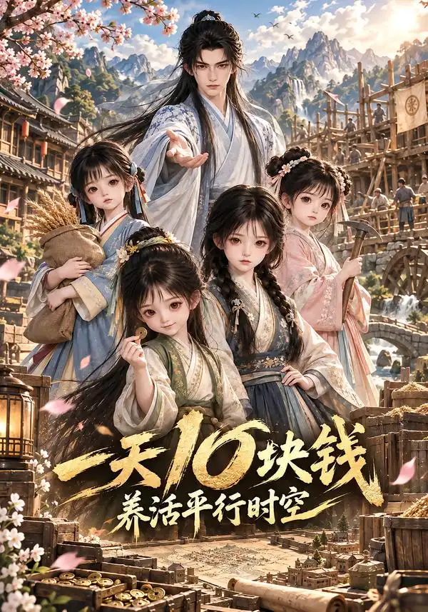 一天10块钱养活平行时空 （88集）-海之城短剧项目