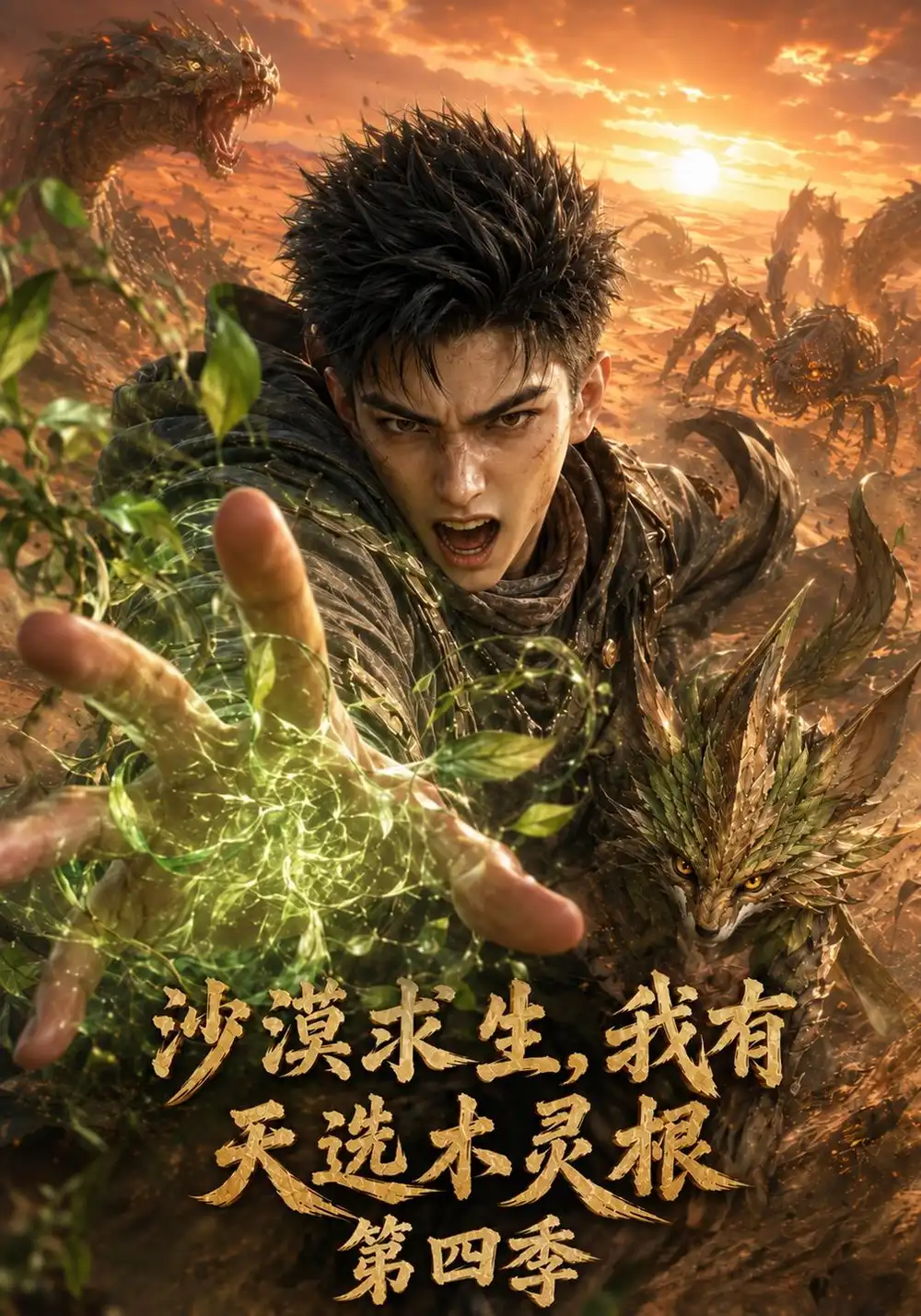 沙漠求生,我有天选木灵根第四季（132集）-海之城短剧项目