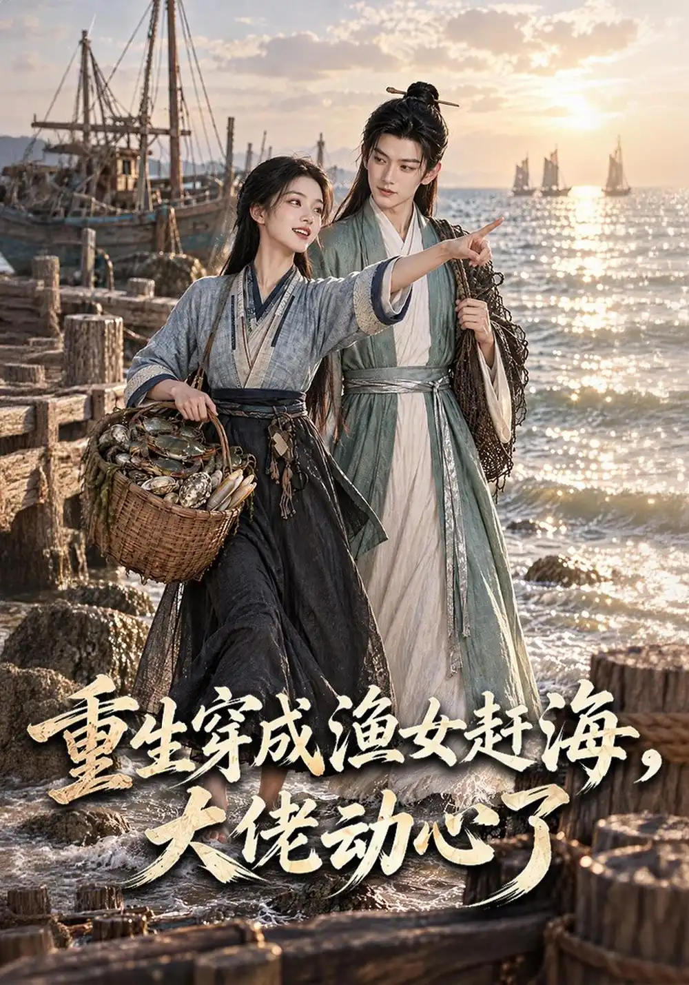 重生穿成渔女赶海大佬动心了（168集）-海之城短剧项目