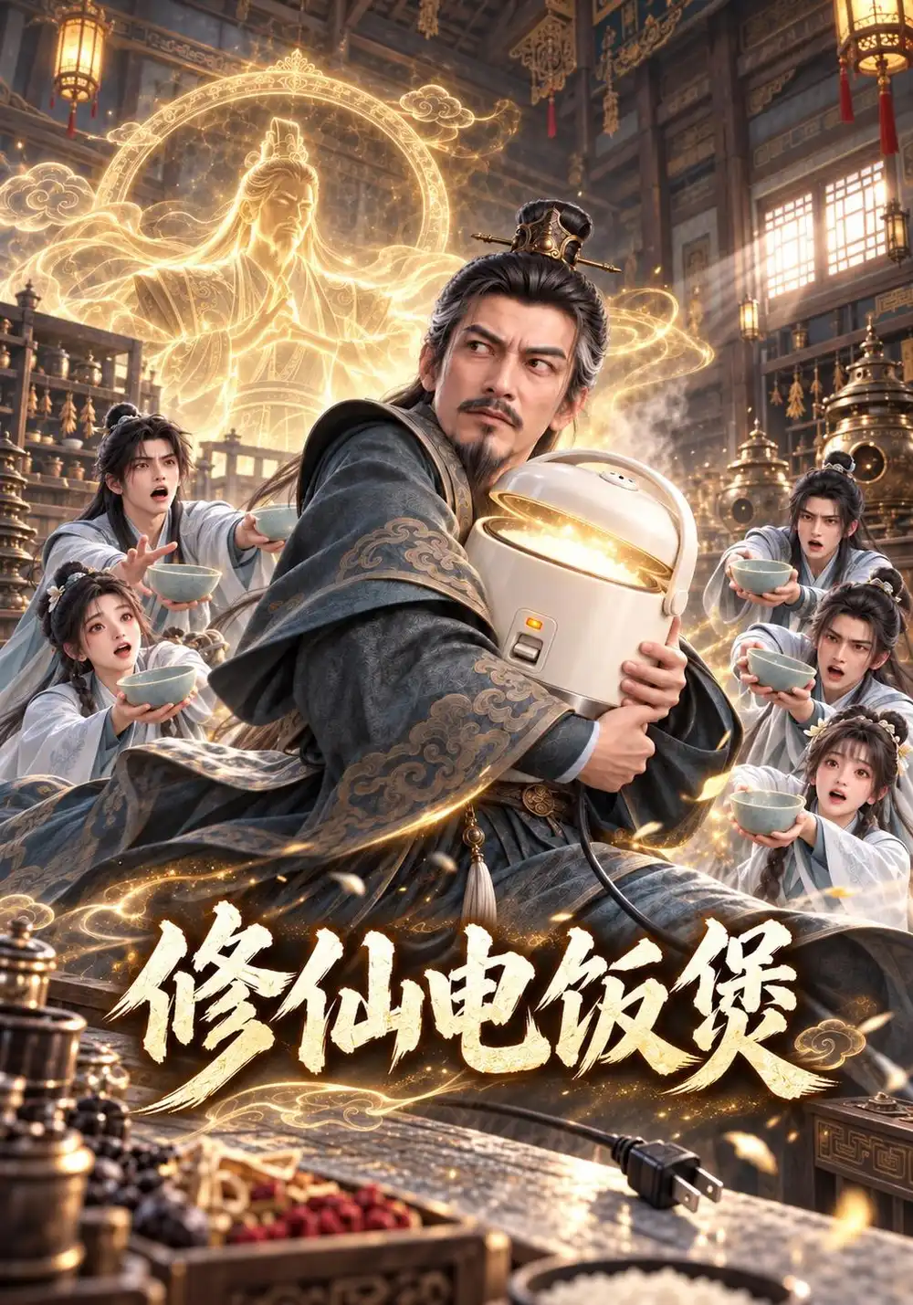 修仙电饭煲（15集）-海之城短剧项目