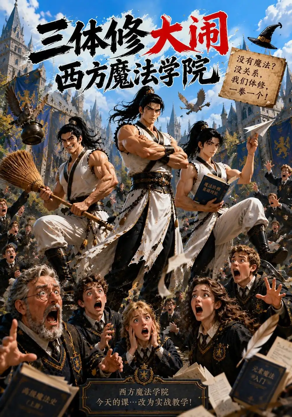 三体修大闹西方魔法学院（60集）-海之城短剧项目