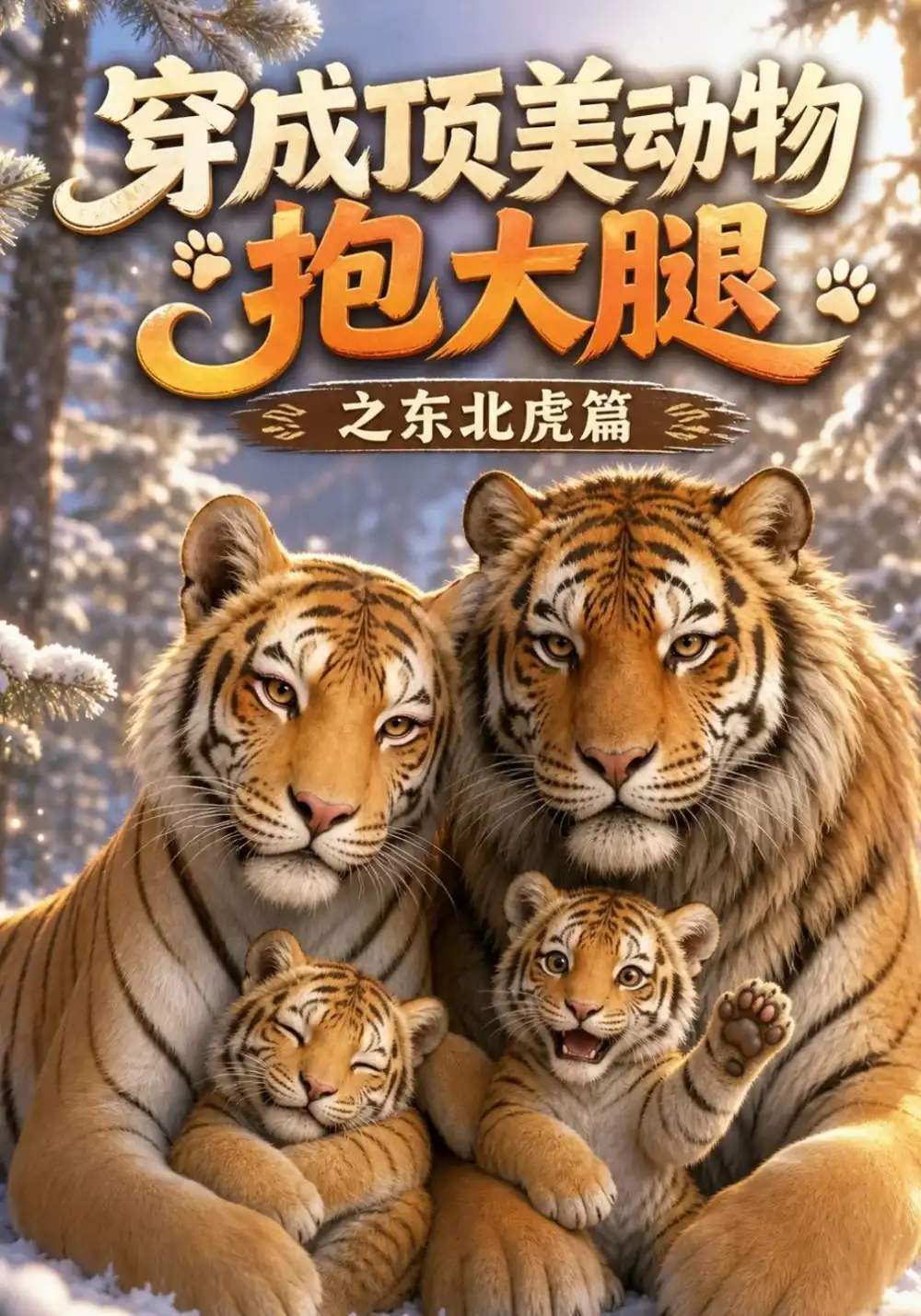 穿成顶美动物抱大腿之东北虎篇（108集）-海之城短剧项目