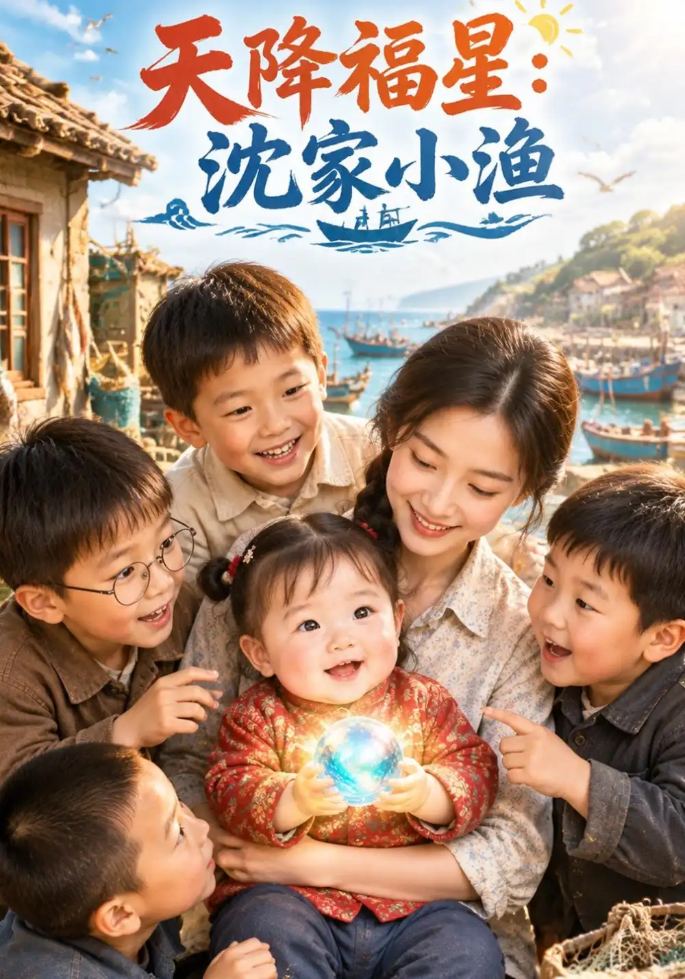 天降福星沈家小渔（72集）-海之城短剧项目