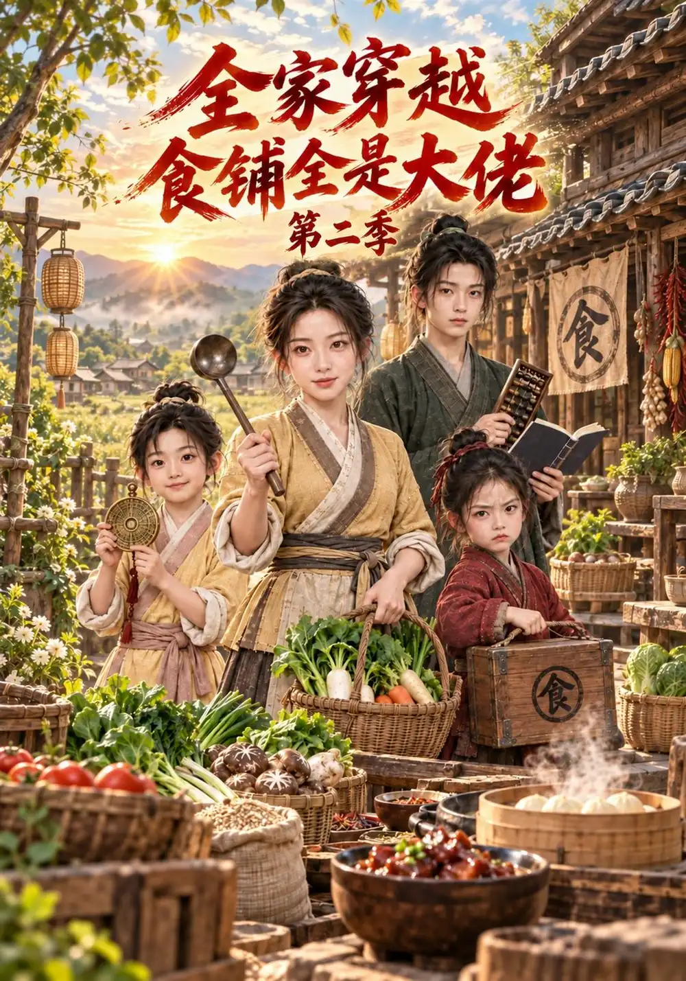 全家穿越食铺全是大佬第二季（133集）-海之城短剧项目