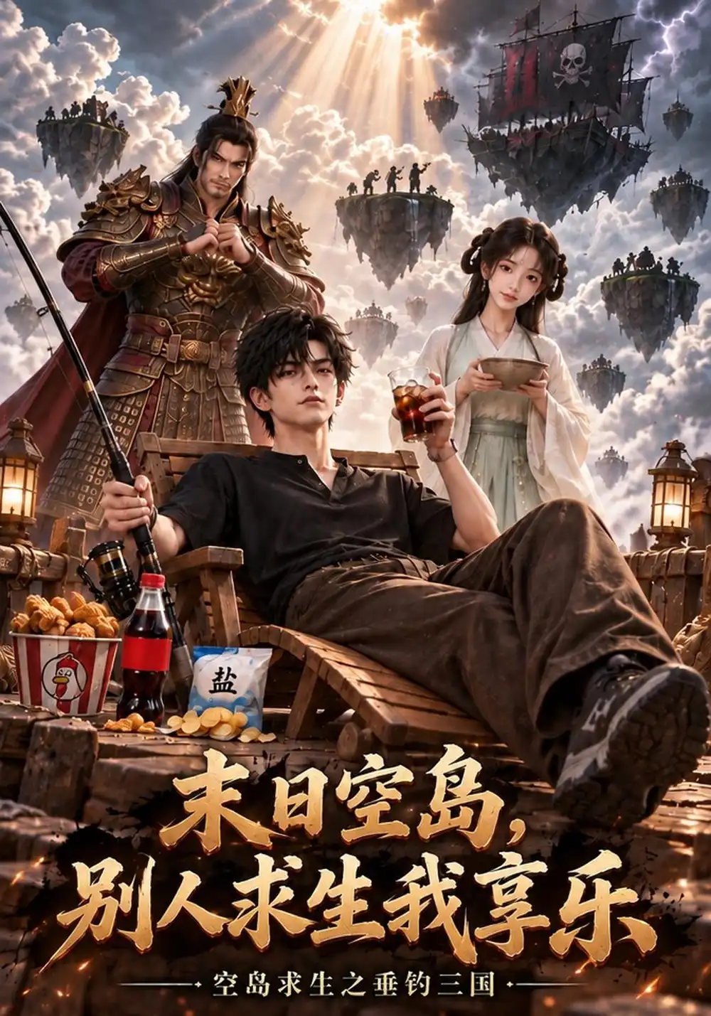 末日空岛别人求生我享乐（169集）-海之城短剧项目