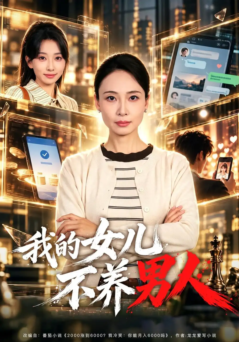 我的女儿不养男人（43集）田娜＆李百万-海之城短剧项目