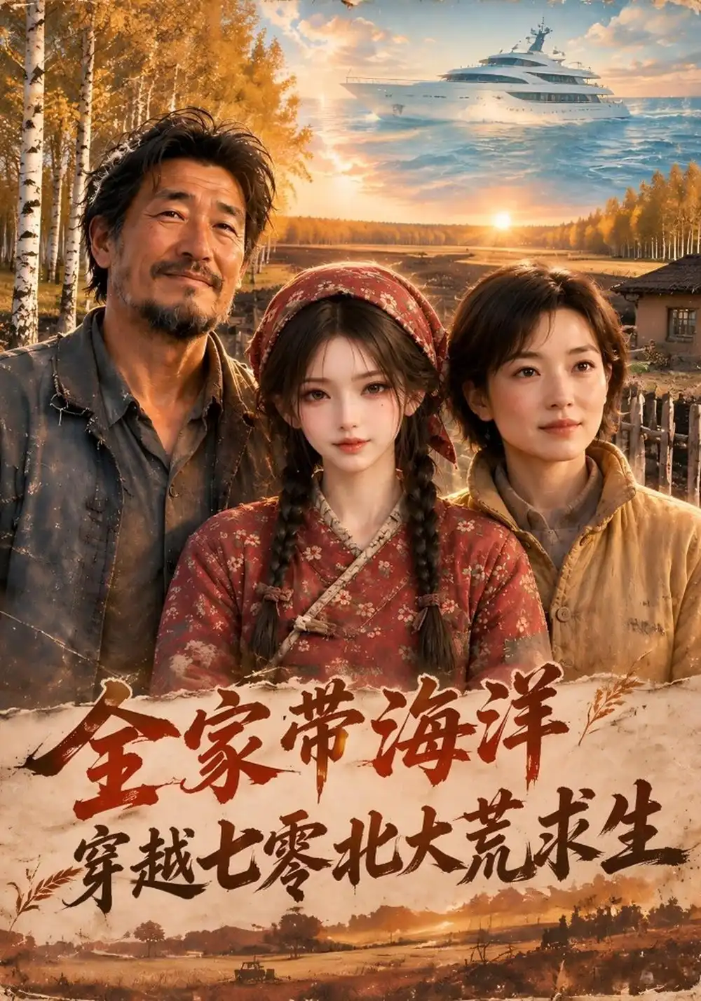 全家带海洋穿越七零北大荒求生（209集）-海之城短剧项目