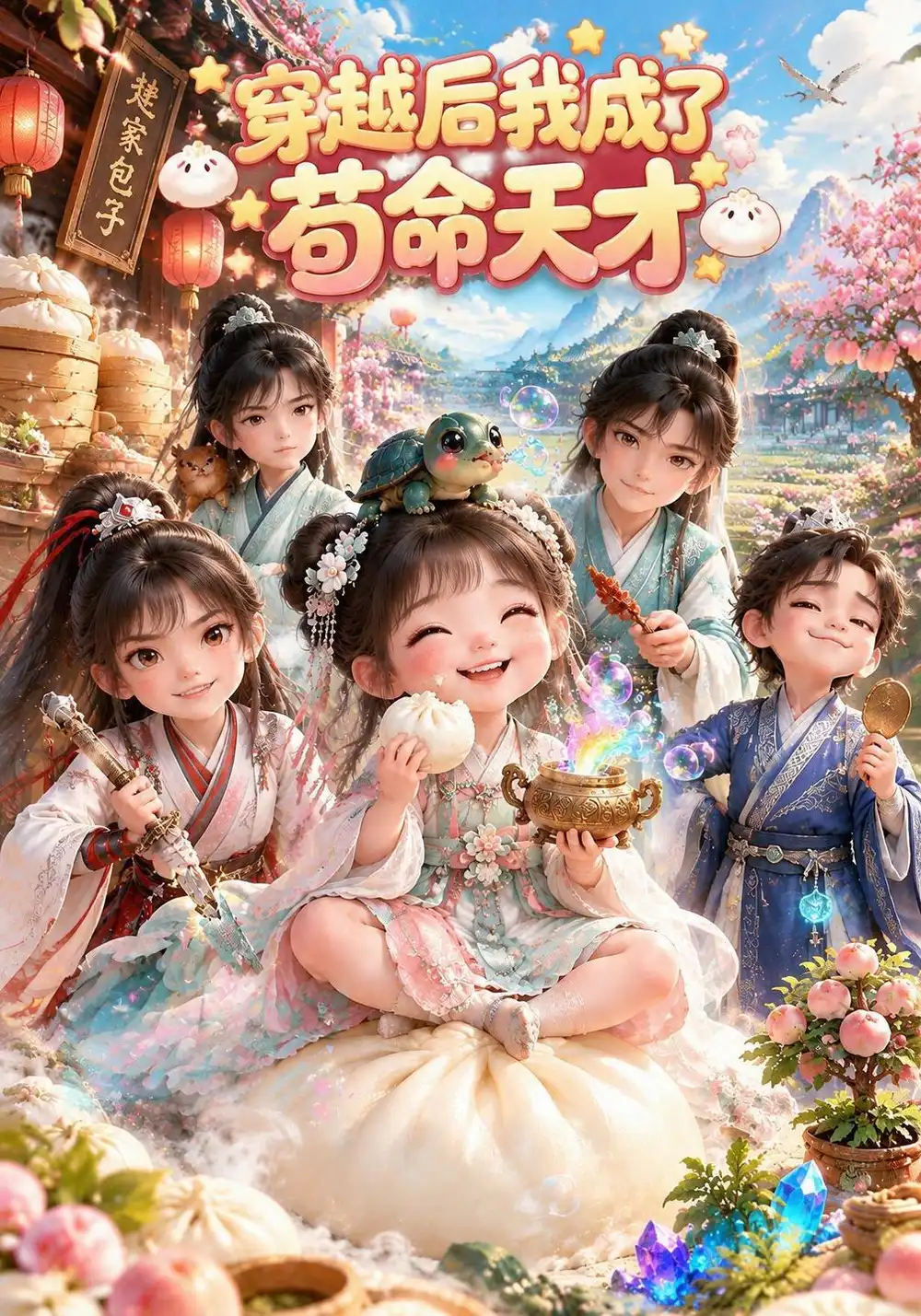 穿越后我成了苟命天才（233集）-海之城短剧项目