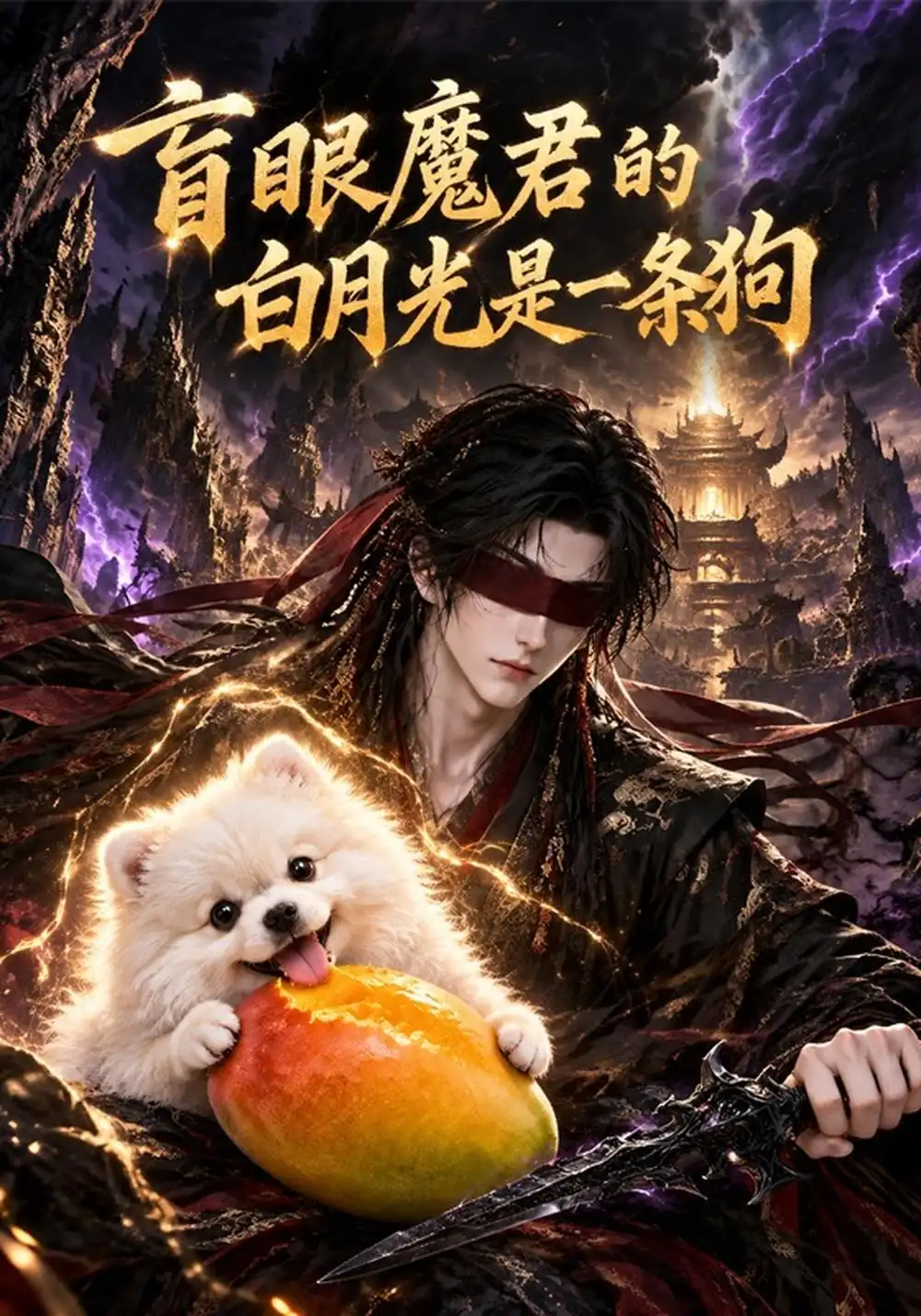 盲眼魔君的白月光是一条狗（95集）-海之城短剧项目