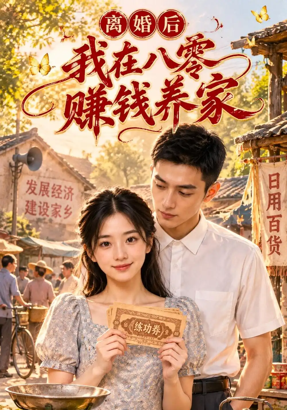 离婚后我在八零赚钱养家（120集）-海之城短剧项目