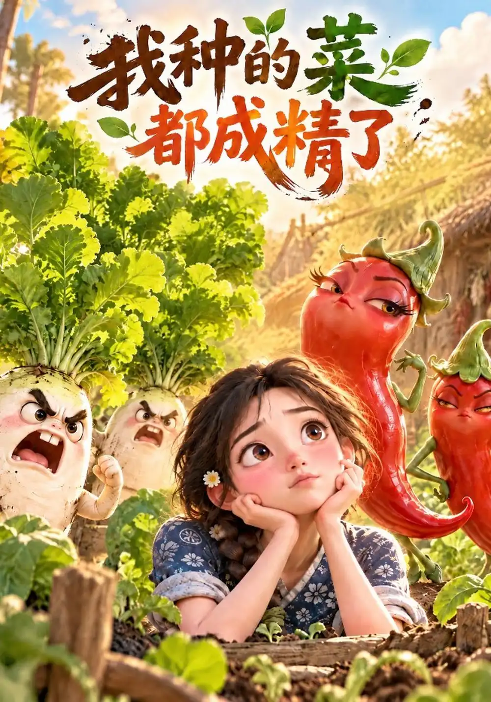我种的菜都成精了（150集）-海之城短剧项目