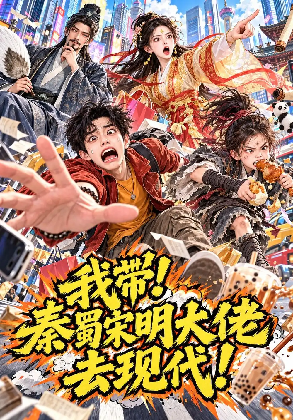 我带秦蜀宋明大佬去现代！（135集）-海之城短剧项目
