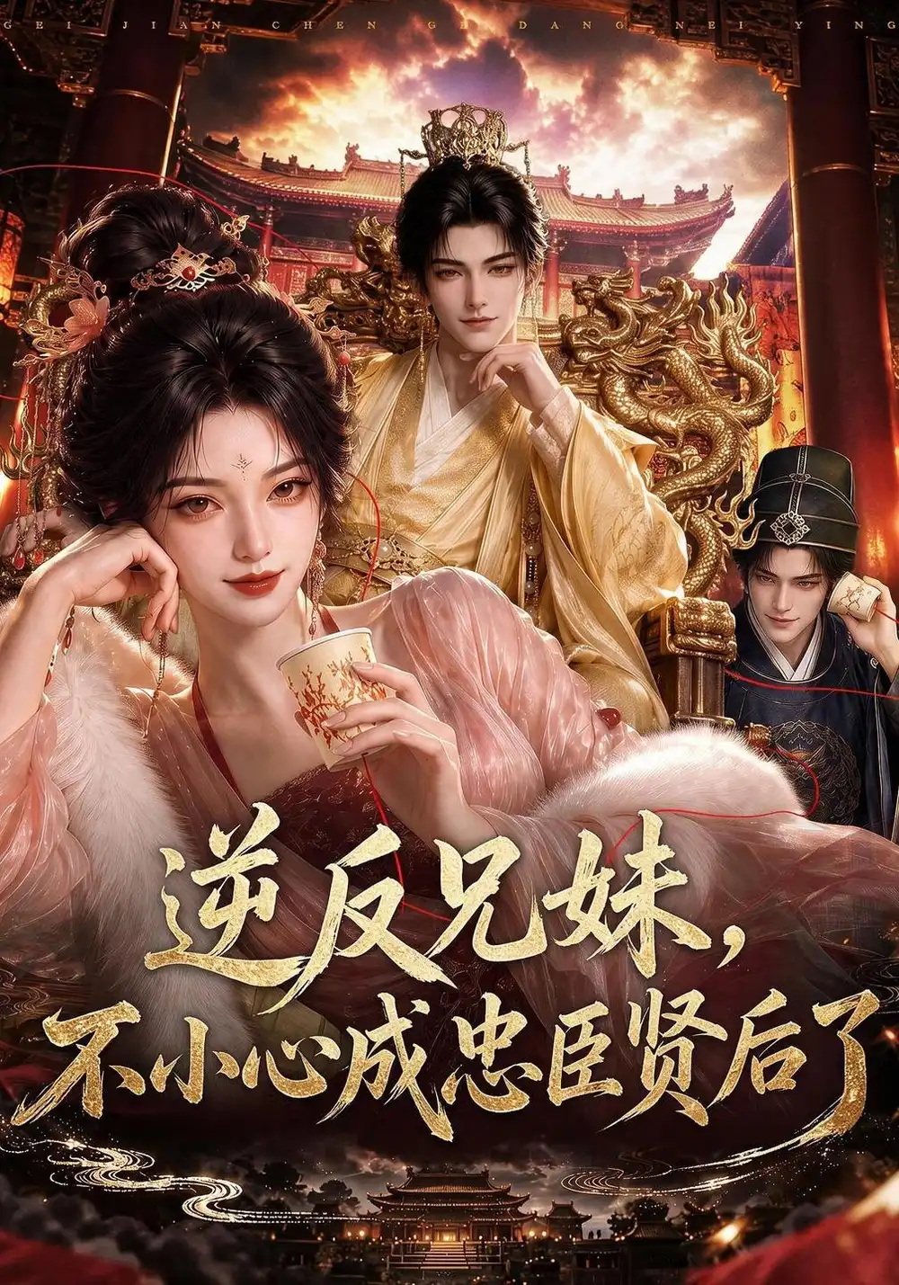 逆反兄妹不小心成忠臣贤后了（85集）-海之城短剧项目