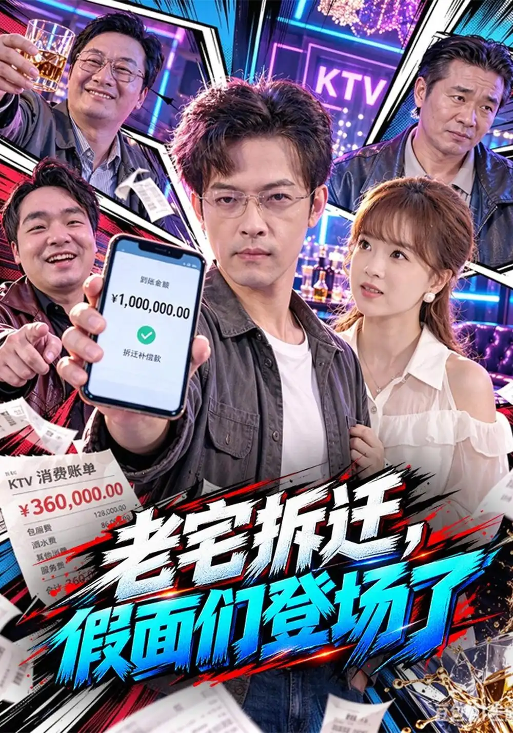 老宅拆迁假面们登场了（70集）马昂＆王新月-海之城短剧项目