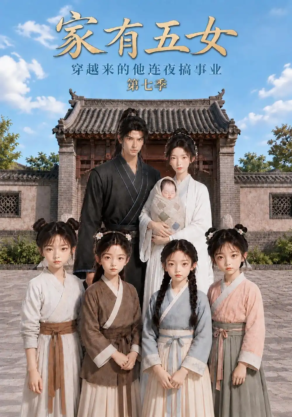 家有五女穿越来的他连夜搞事业第七季（152集）-海之城短剧项目