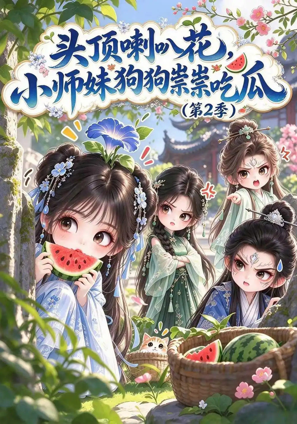 头顶喇叭花小师妹狗狗祟祟吃瓜2（119集）-海之城短剧项目