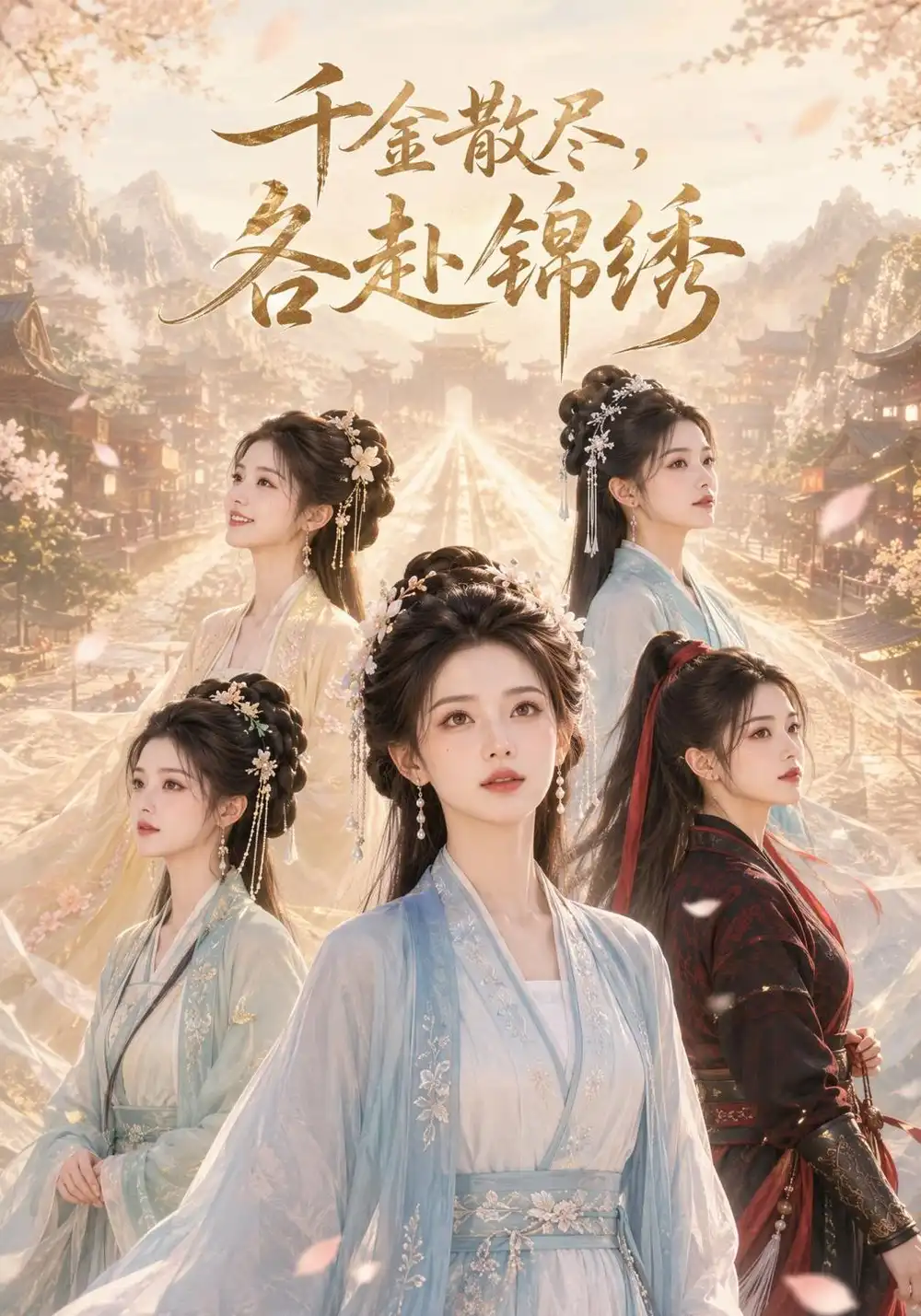 千金散尽各赴锦绣（160集）-海之城短剧项目