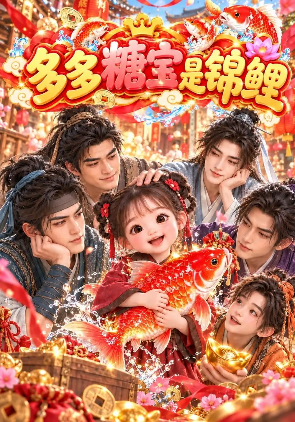 多多糖宝是锦鲤（222集）-海之城短剧项目