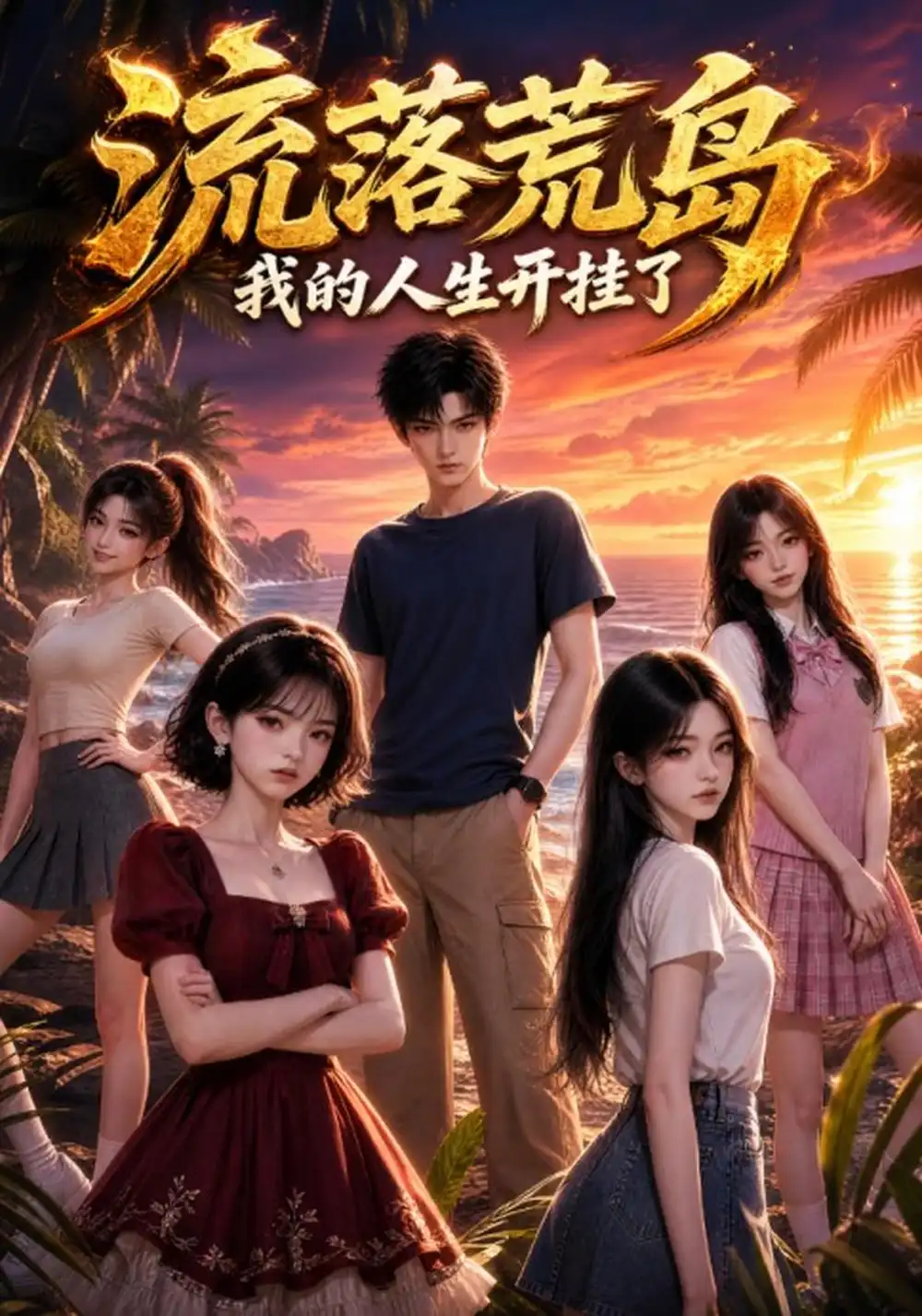 流落荒岛我的人生开挂了（112集）-海之城短剧项目