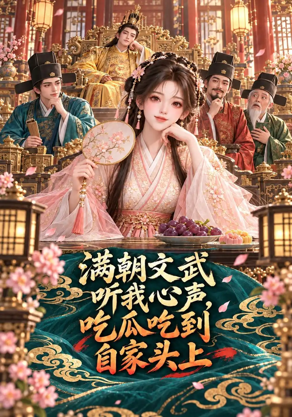 满朝文武听我心声吃瓜吃到自家头上（120集）-海之城短剧项目