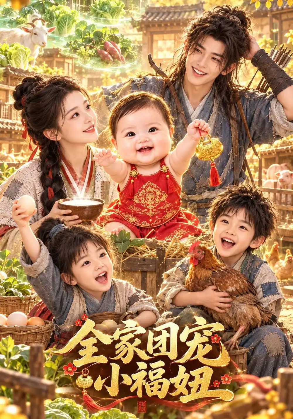 全家团宠小福妞（143集）-海之城短剧项目