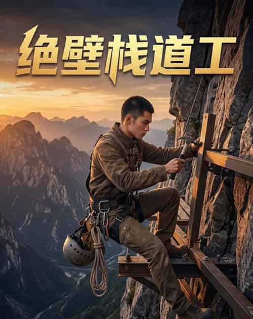 绝壁栈道工（50集全）AI-海之城短剧项目