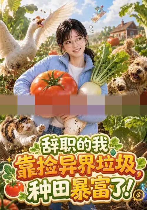 辞职的我靠捡异界垃圾，种田暴富了！（116集全）AI短剧-海之城短剧项目