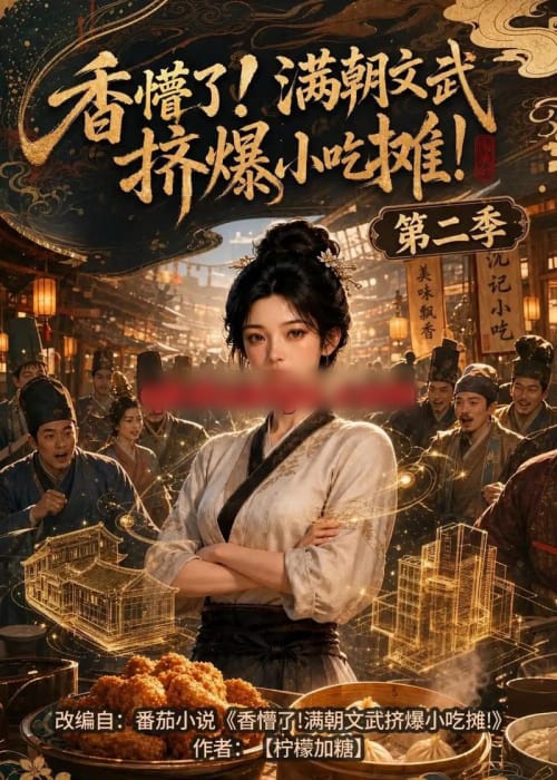 香懵了!满朝文武挤爆小吃摊!第二季（41集全）AI短剧-海之城短剧项目