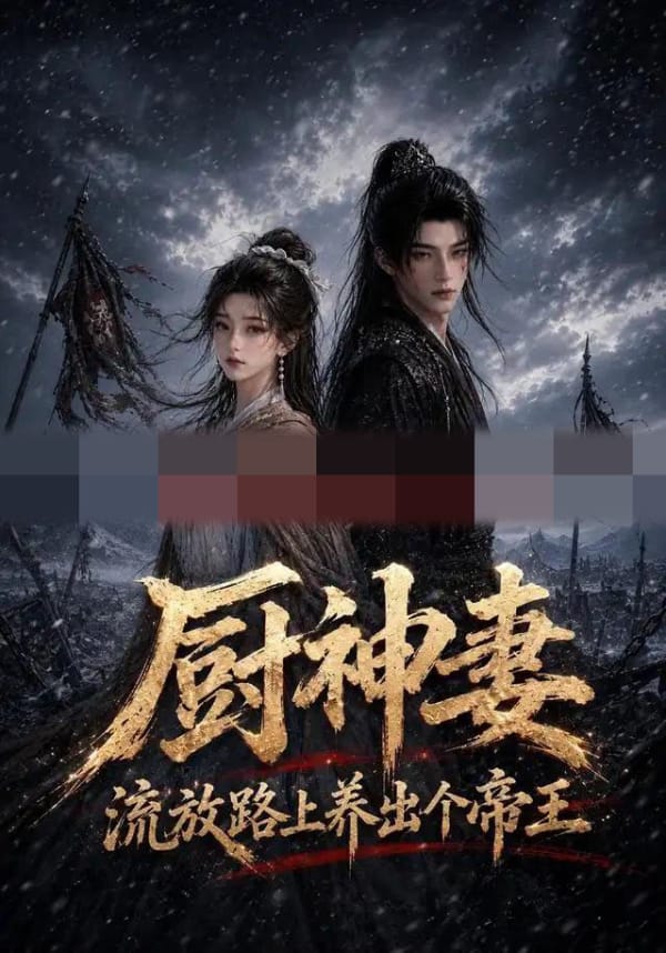 厨神妻流放路上养出个帝王（41集全）AI短剧-海之城短剧项目
