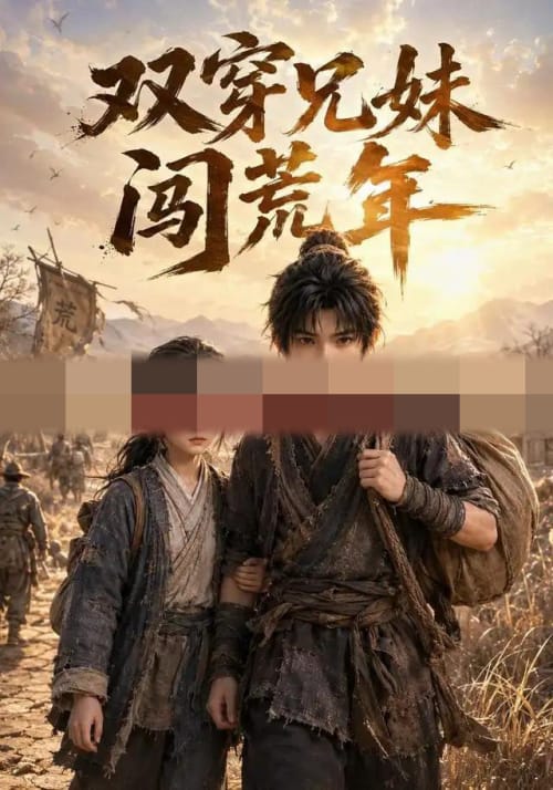 双穿兄妹闯荒年（92集全）AI短剧-海之城短剧项目