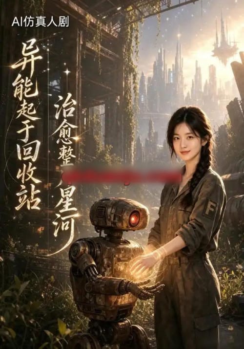 异能起于回收站治愈整片星河（47集全）AI短剧-海之城短剧项目