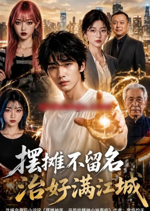 摆摊不留名，治好满江城（70集全）AI短剧-海之城短剧项目