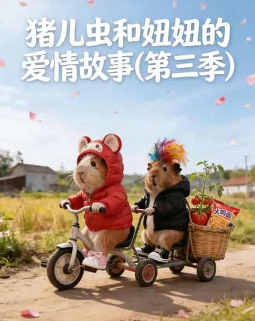 猪儿虫和妞妞的爱情故事第三季（10集全）AI-海之城短剧项目