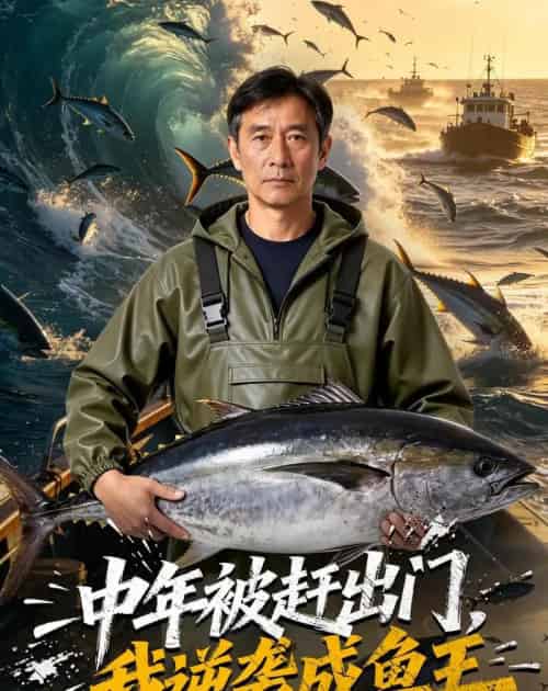 中年被赶出门，我逆袭成鱼王（57集全）AI-海之城短剧项目