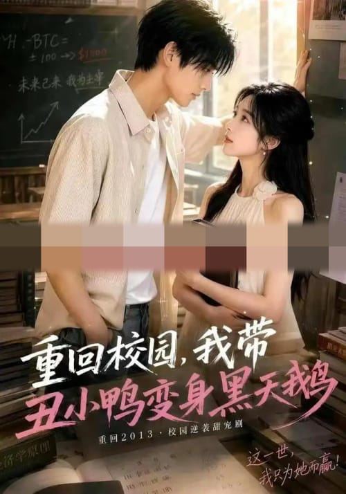 重回校园，我带丑小鸭变身黑天鹅（65集全）AI短剧-海之城短剧项目