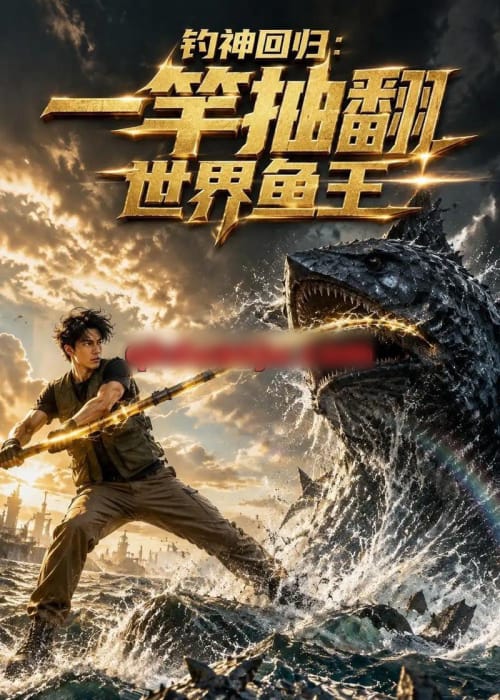 钓神回归：一杆抽翻世界鱼王（44集全）AI短剧-海之城短剧项目