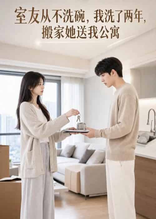 室友从不洗碗，我洗了两年，搬家她送我公寓（47集全）AI-海之城短剧项目