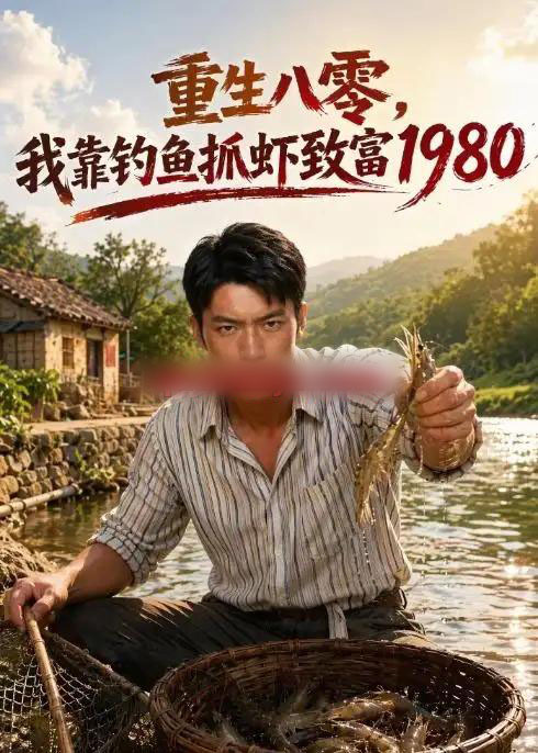 重生八零，我靠钓鱼抓虾致富1980（111集全）AI短剧-海之城短剧项目