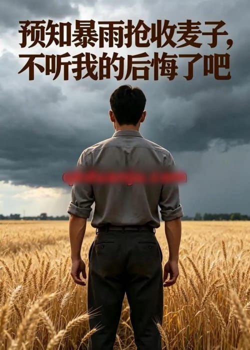 预知暴雨抢收麦子,不听我的后悔了吧 预知暴雨抢收麦子,不听我的后悔了吧
