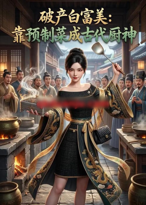 破产白富美：靠预制菜成古代厨神（160集全）AI短剧-海之城短剧项目