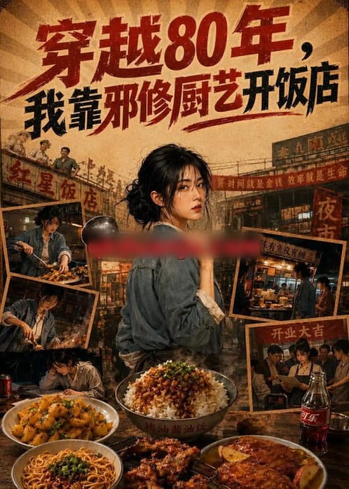 穿越80年，我靠邪修厨艺开饭店（46集全）AI短剧-海之城短剧项目