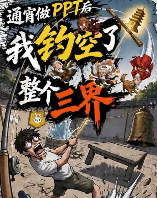通宵做PPT后我钓空了整个三界（45集全）AI-海之城短剧项目