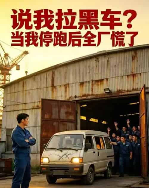 说我拉黑车？当我停跑后全厂慌了（55集全）AI-海之城短剧项目