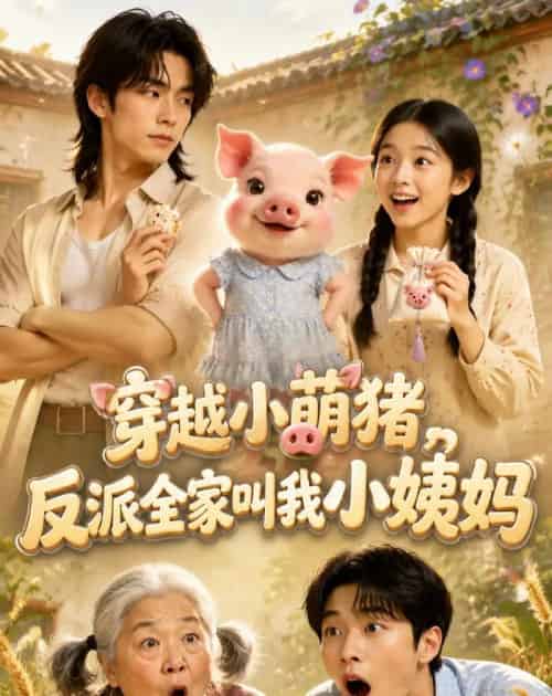 穿越小萌猪，反派全家叫我小姨妈！（61集全）AI-海之城短剧项目
